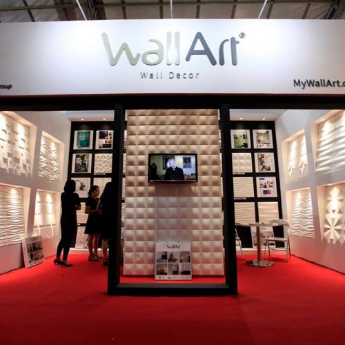 Tấm ốp tường 3D WallArt tại Triển lãm Quốc tế VietBuild lần 3 2016