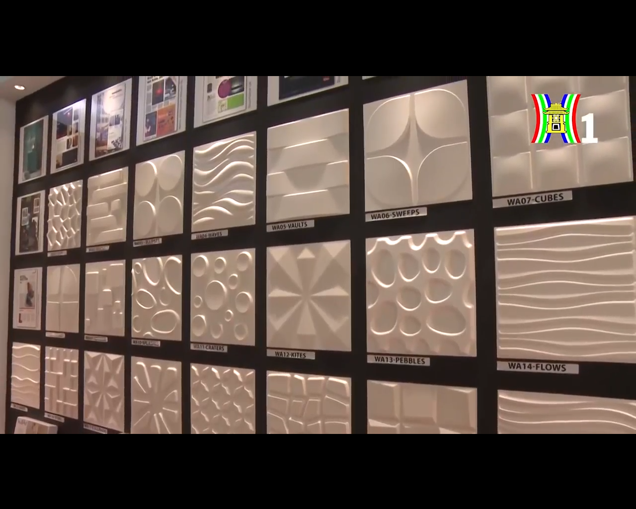 Tấm ốp 3D WallArt trong chương trình Thương Hiệu Mạnh - Đài TH Hà Nội ...