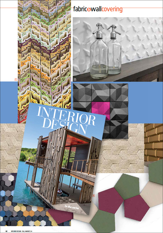 SẢN PHẨM TẤM ỐP 3D TRÊN TẠP CHÍ “INTERIOR DESIGN” – MỸ | Nội Thất & Vật ...