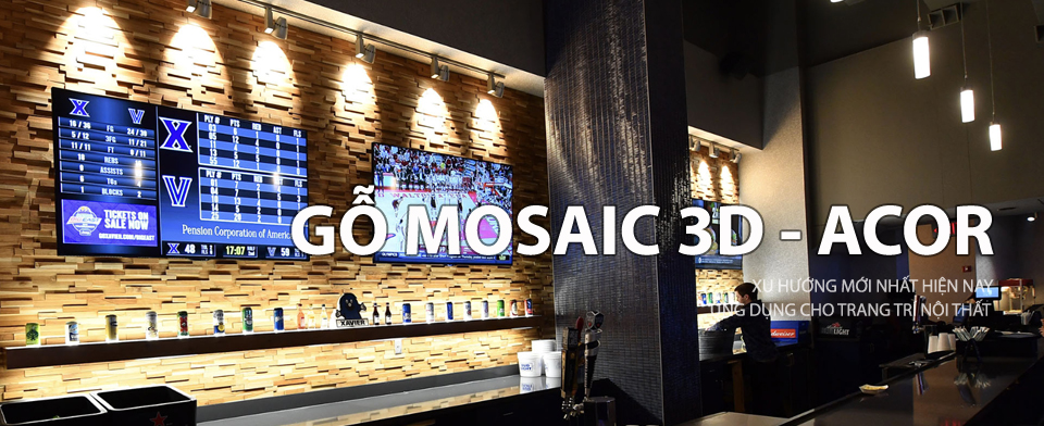 mosaic gỗ 3d Acor
